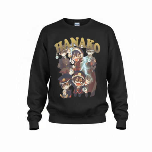 Anime Spirit Boy Sweatshirt – Cute Supernatural Holiday Crewneck