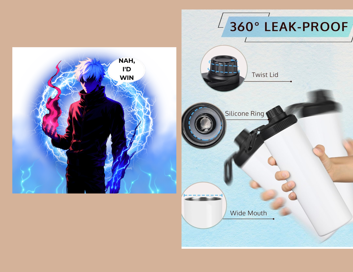 Popular Anime-Inspired Water Bottle