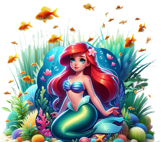 Personalized Mermaid Tumbler: 20oz Stainless Steel Insulated Cup