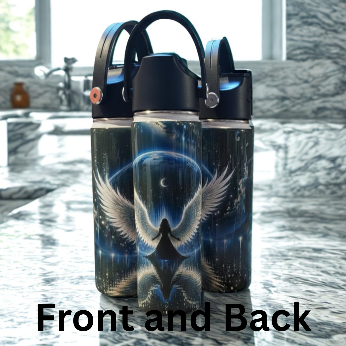 Celestial Angel Wings Tumbler