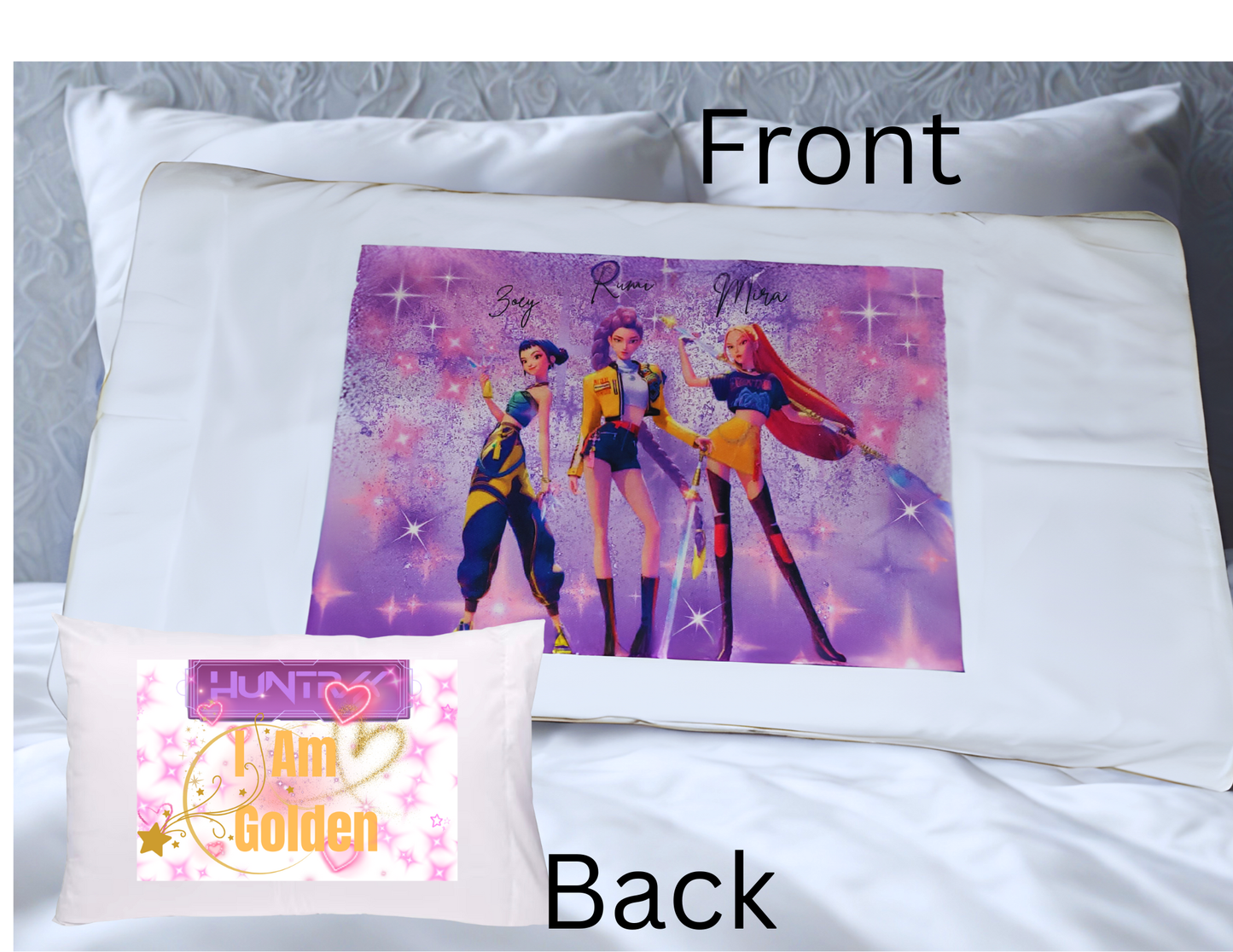 Custom Double-Sided Pillowcase – Huntrix Inspired Design