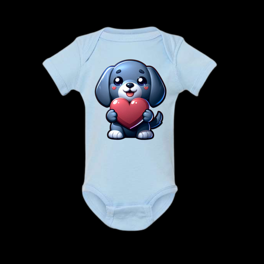 Cute Puppy Baby Bodysuit