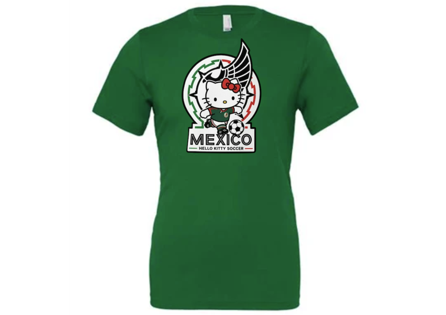Mexico Soccer Kitty Inspired Tee