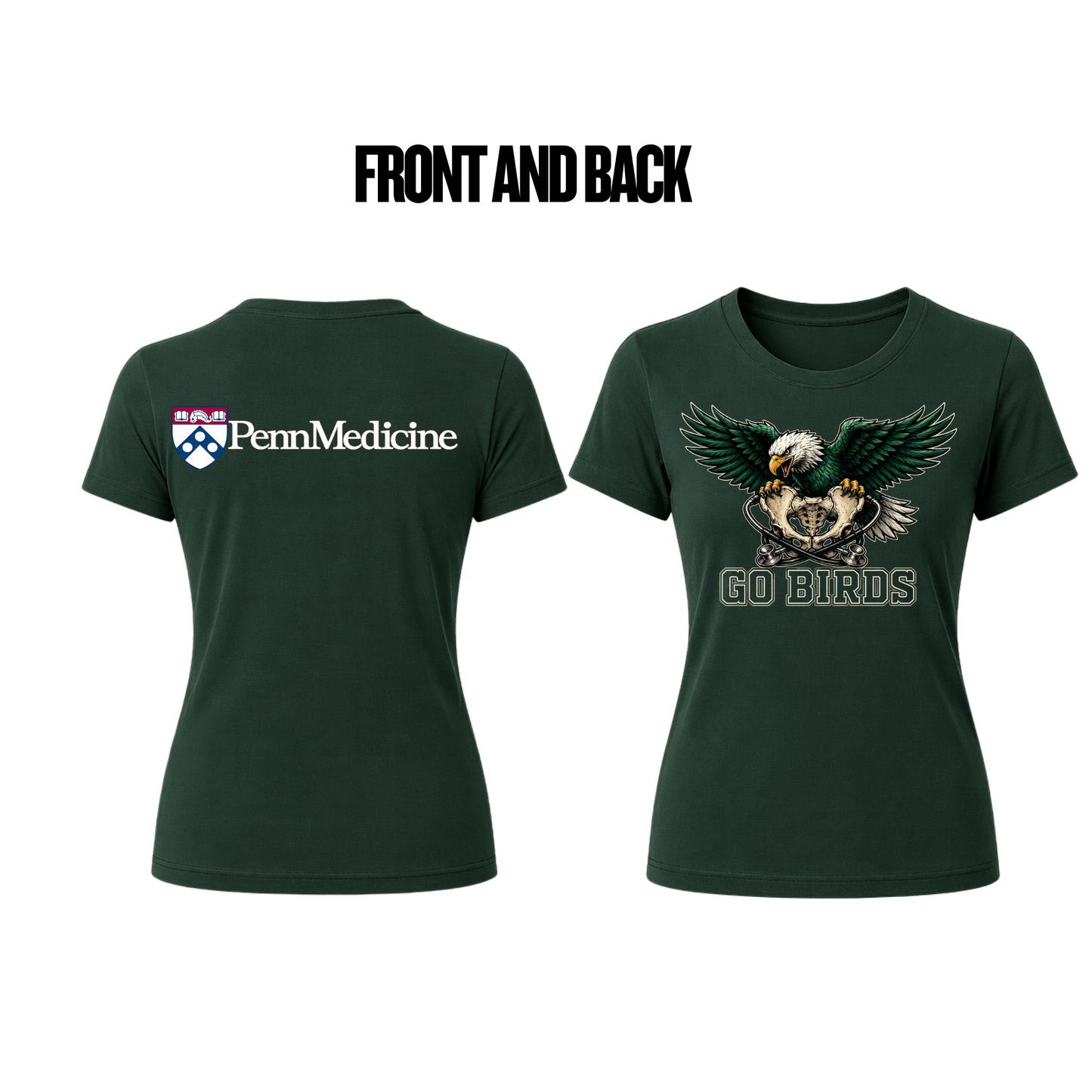 Eagle Tee – Front & Back Design/ Request option