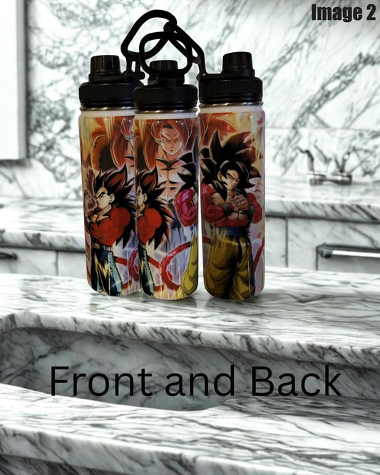 Epic Anime Heros Stainless Steel Bottle – 20oz Insulated