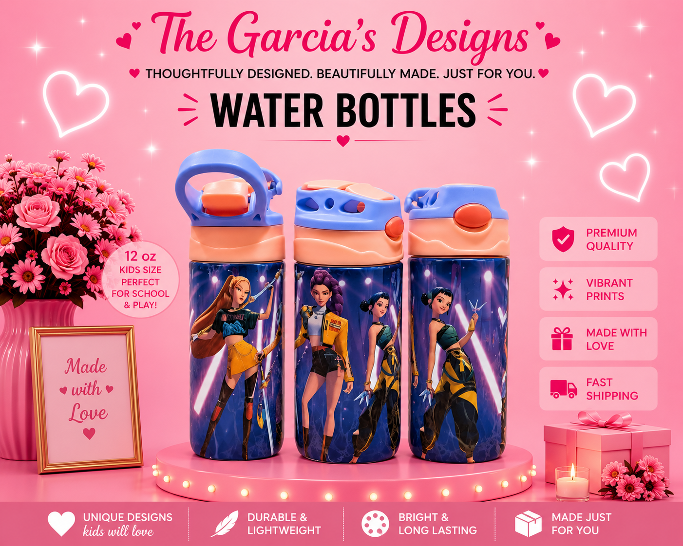 ALL CHILDREN'S WATERS BOTTLES