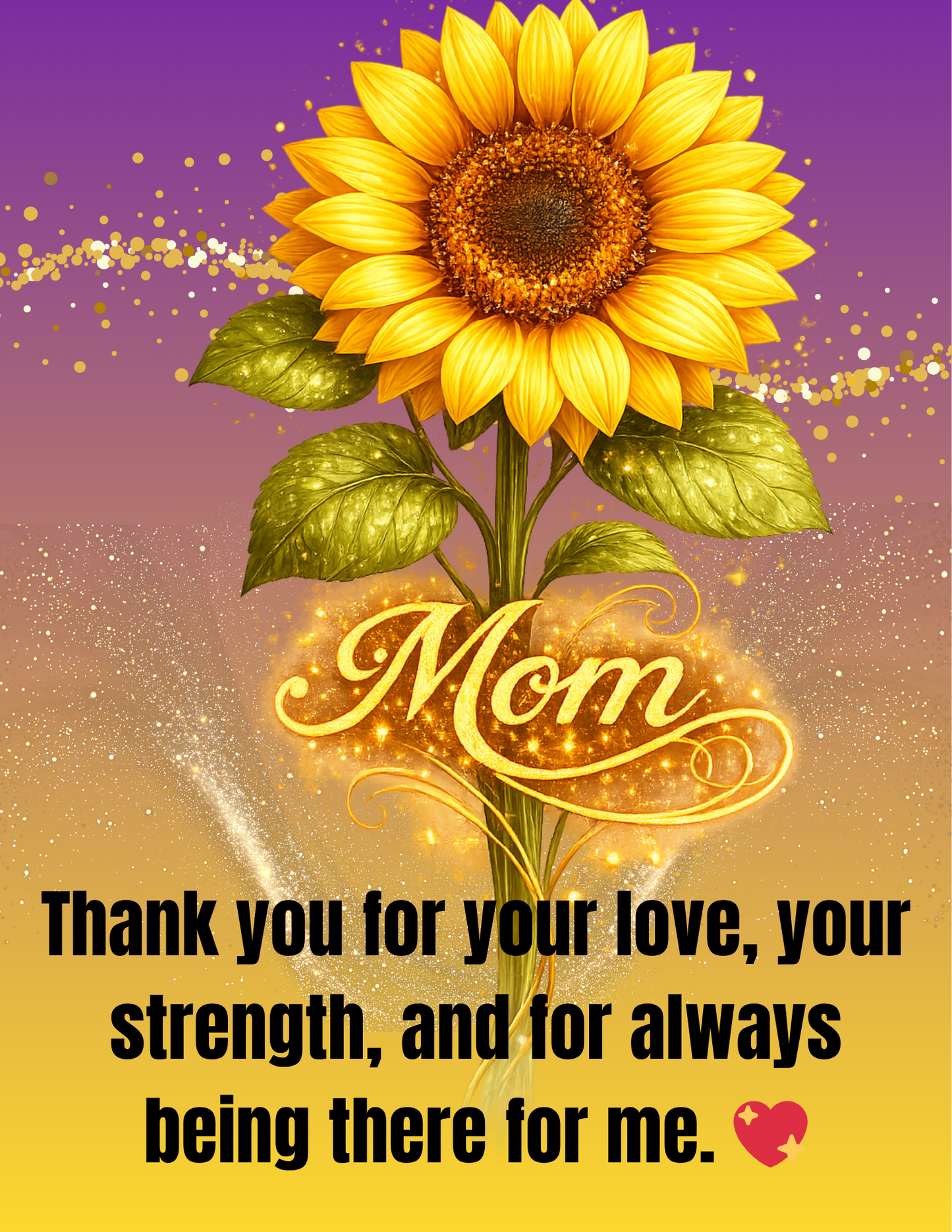 Personalized “Mom” Floral Tumbler with Handle – Custom Name & Heartfelt Message | Mother’s Day Gift