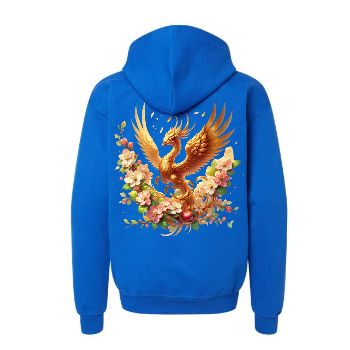 Nine-Tailed Fox Zip Up Hoodie – Fantasy Spirit Animal Jacket – Mythical Fox Hoodie – Fire Fox Graphic Zip Hoodie