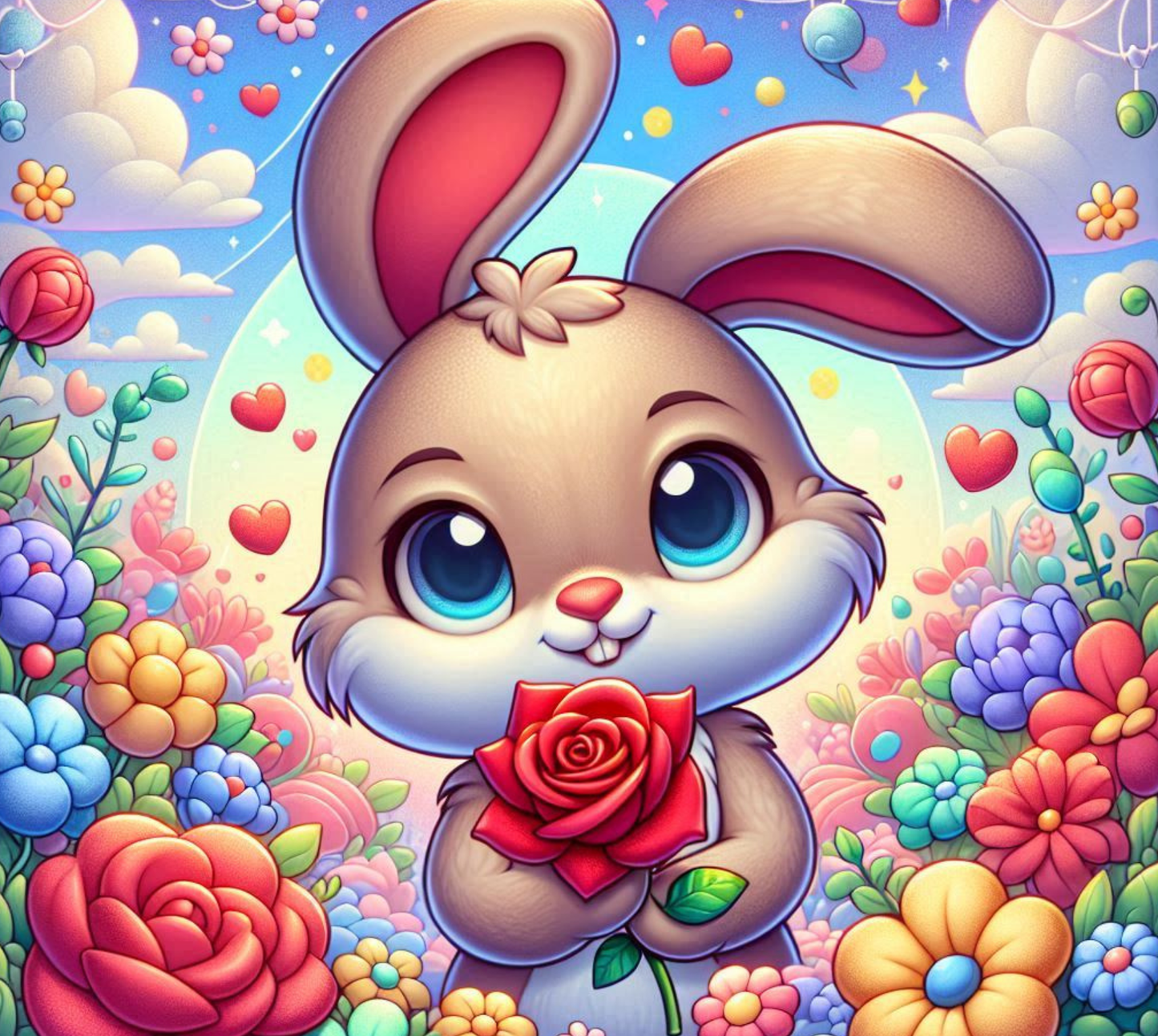 Floral Rose Design | Gift for Her | 20 oz Tumbler with Handle |