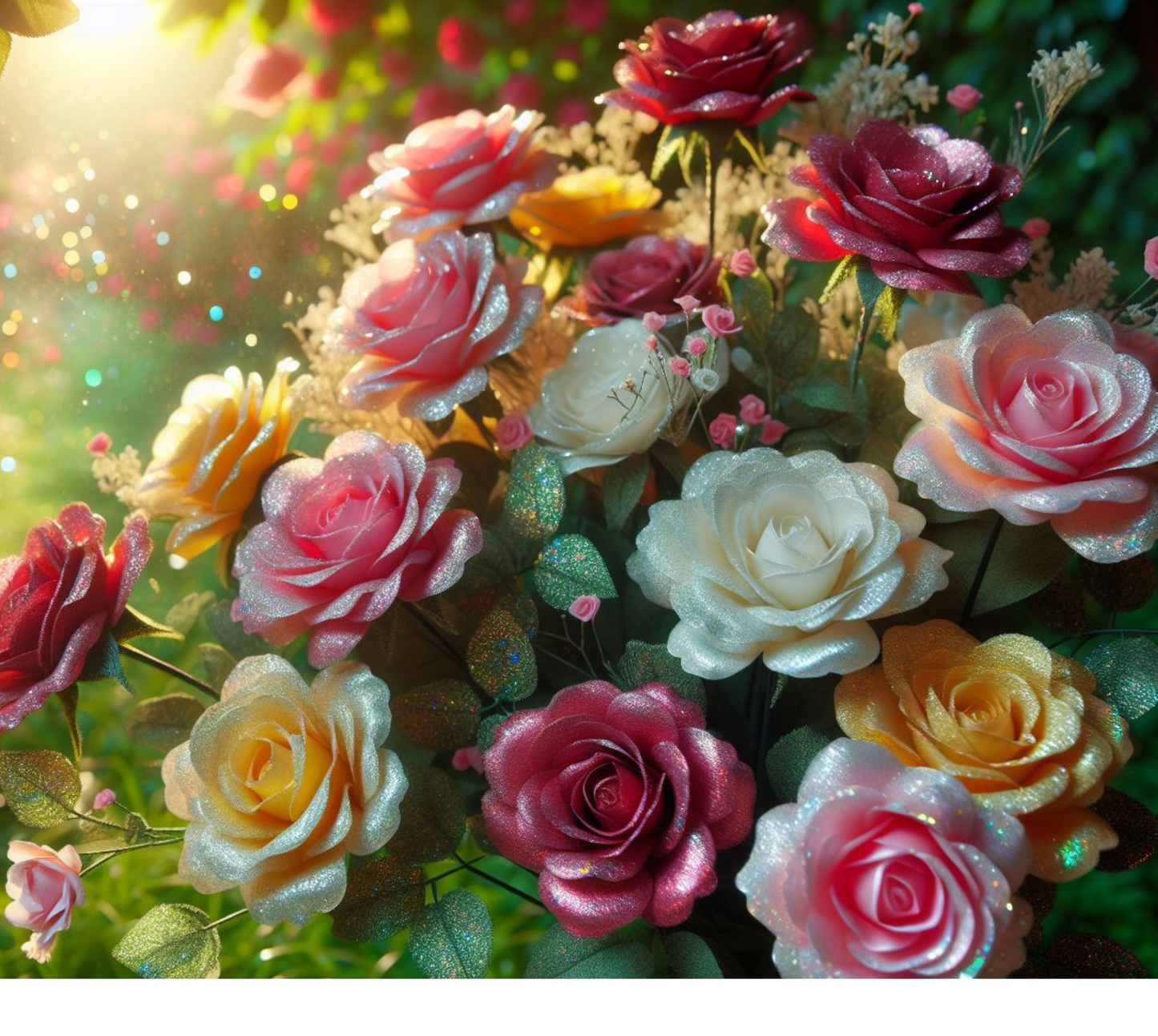 Floral Rose Design | Gift for Her | 20 oz Tumbler with Handle |