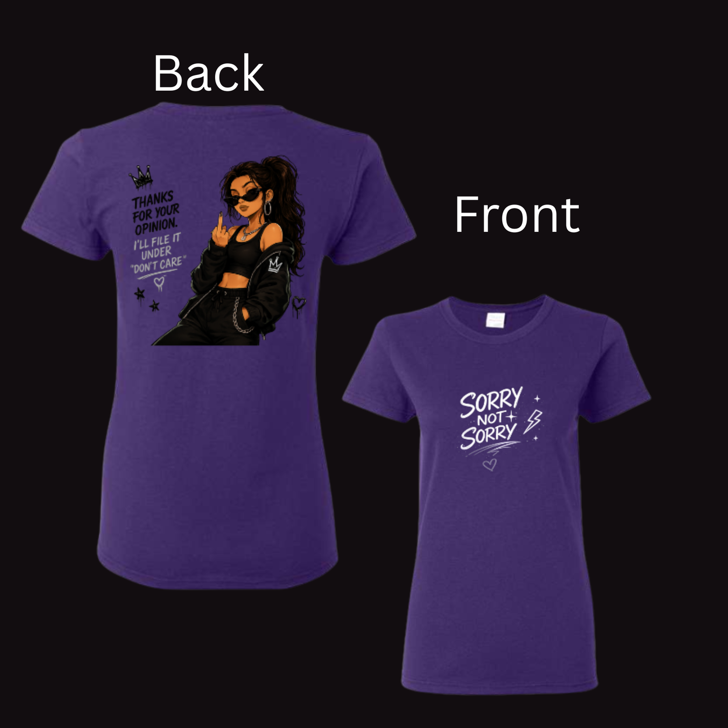 Shirt with attitude
