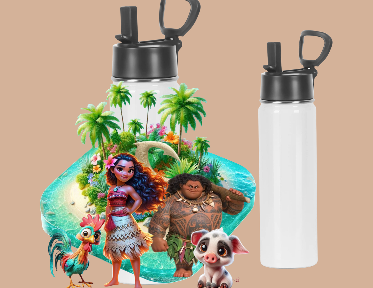 Personalized cartoon favorite character Tumbler – 20oz Stainless Steel, Vacuum Insulated