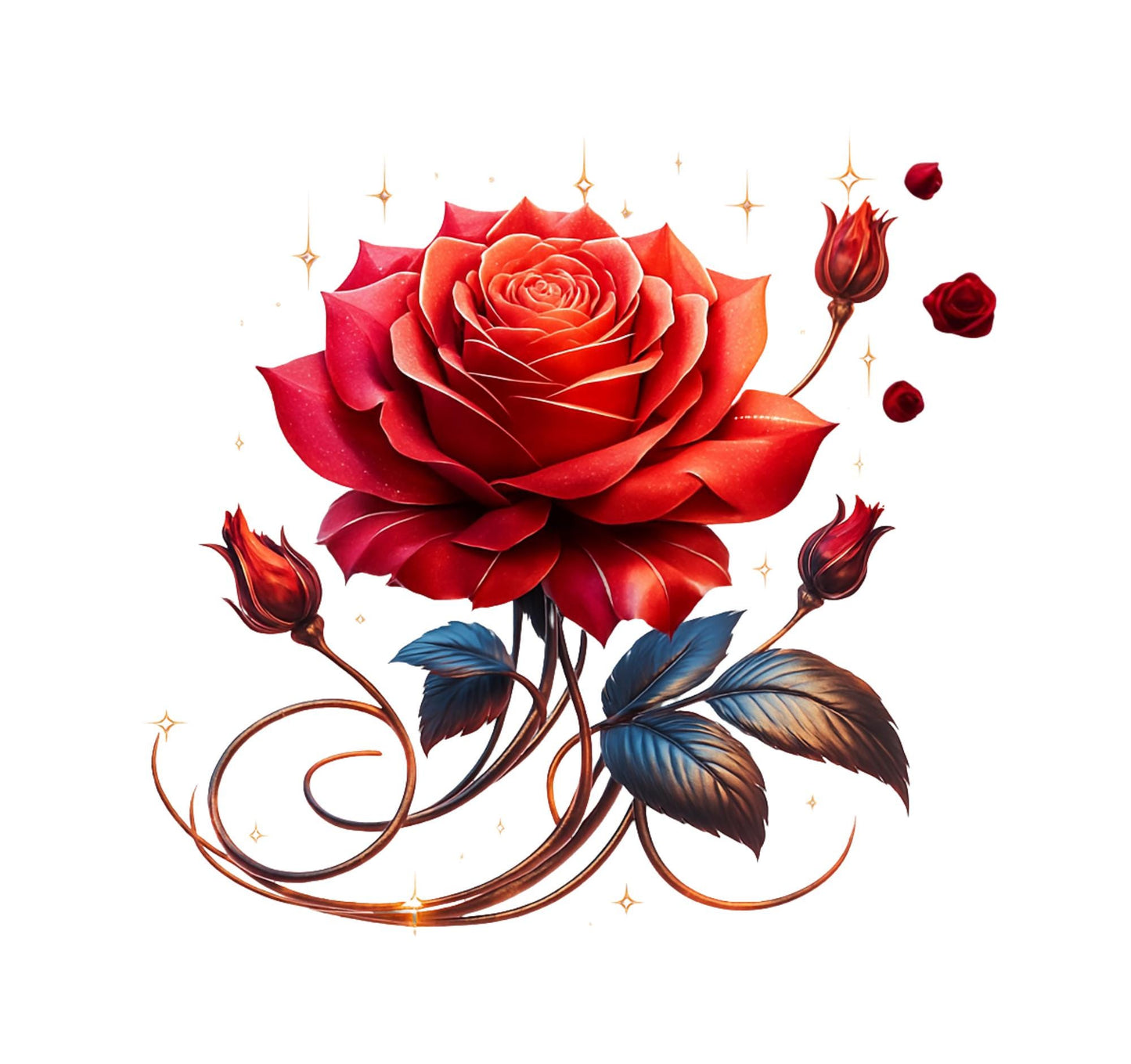 Personalized 20oz Rose Tumbler – Vacuum Insulated Stainless Steel