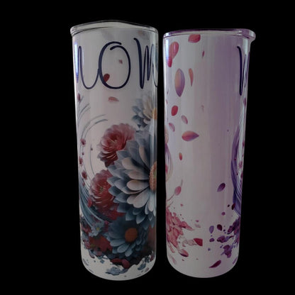 Floral Stainless Steel Tumbler: Mother's Day Insulated Travel Mug