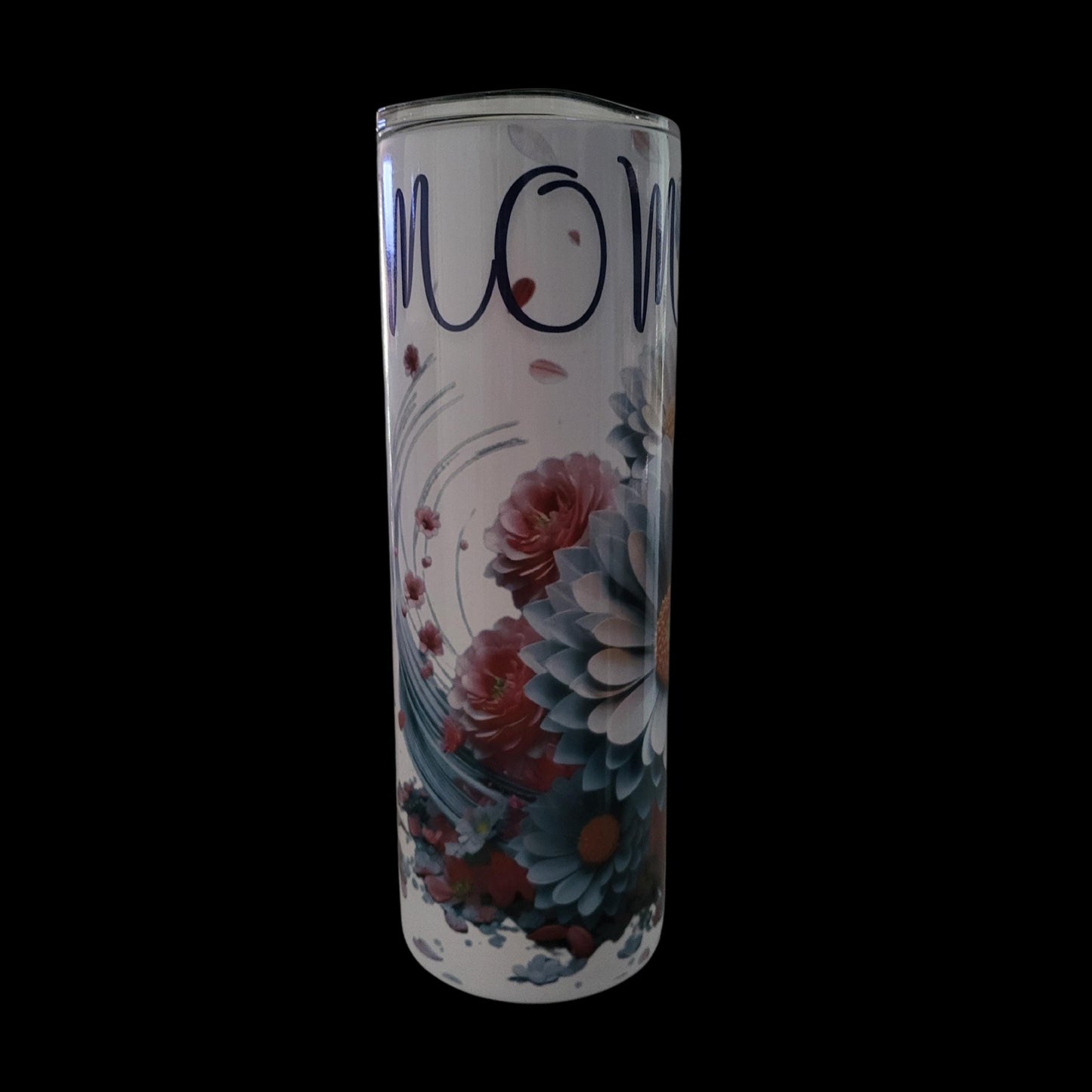 Floral Stainless Steel Tumbler: Mother's Day Insulated Travel Mug