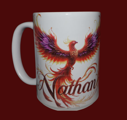 Coffee mug, Phoenix, Personalized mug