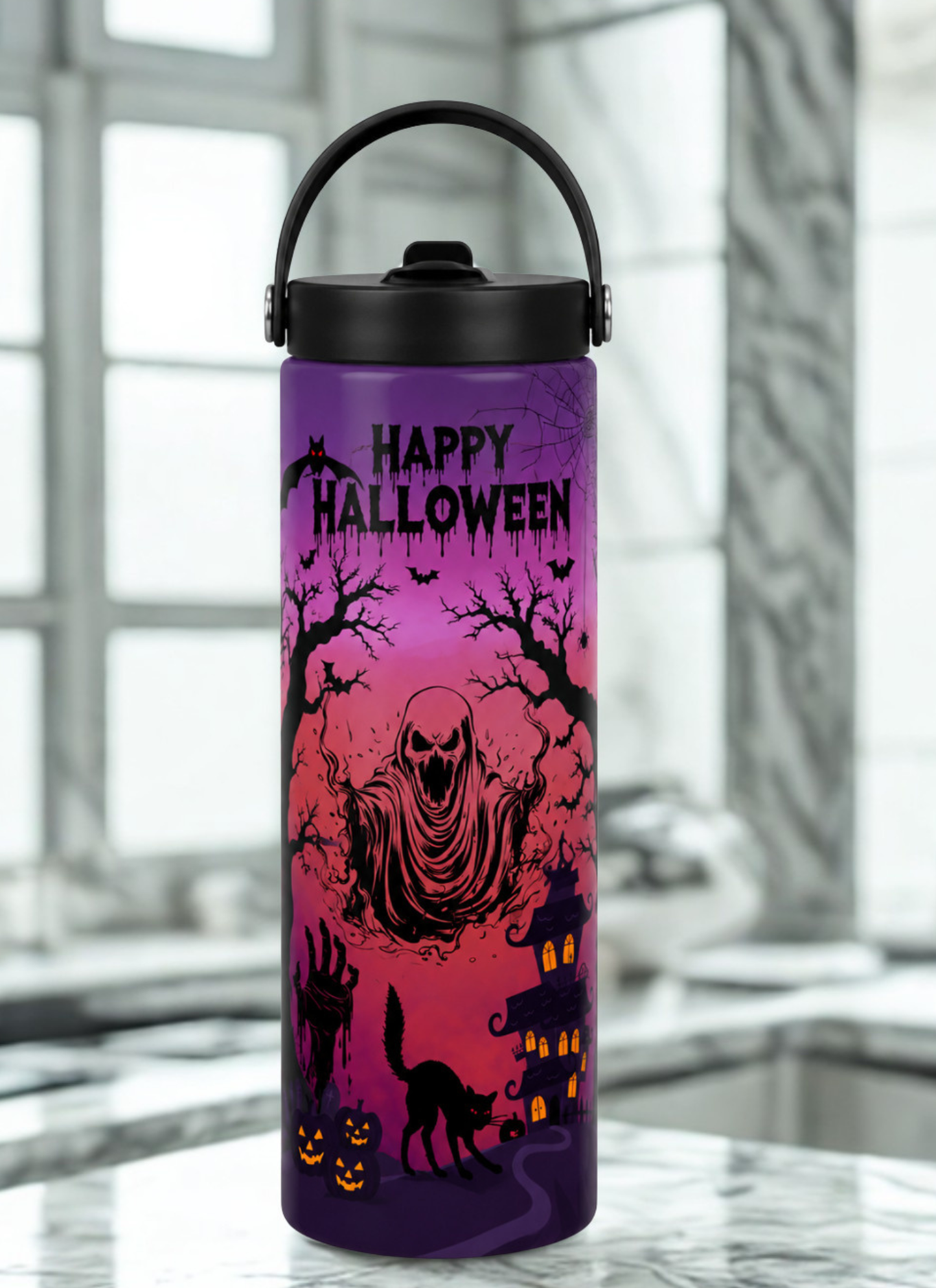 Halloween Water Bottle