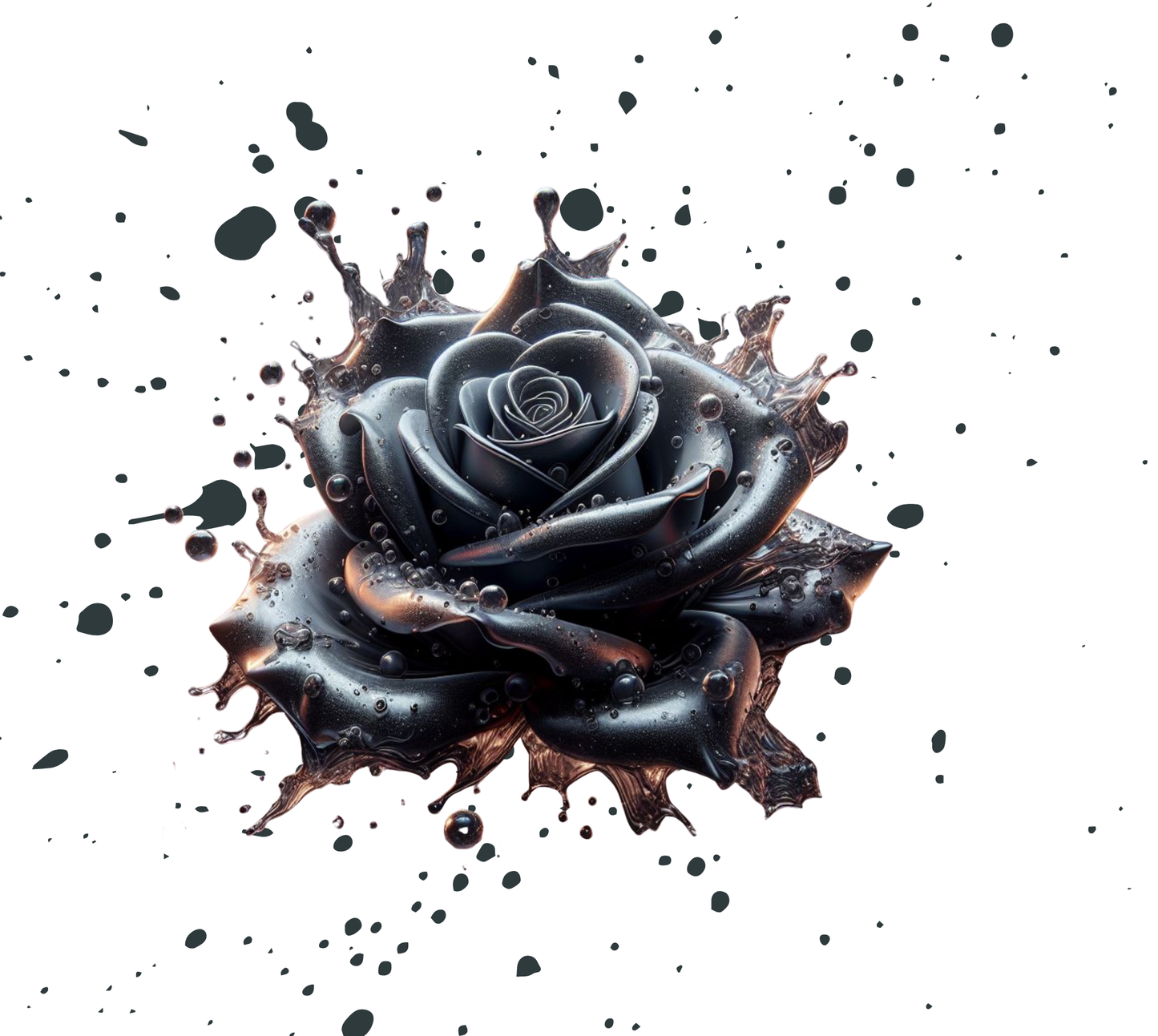 Floral Rose Design | Gift for Her | 20 oz Tumbler with Handle |