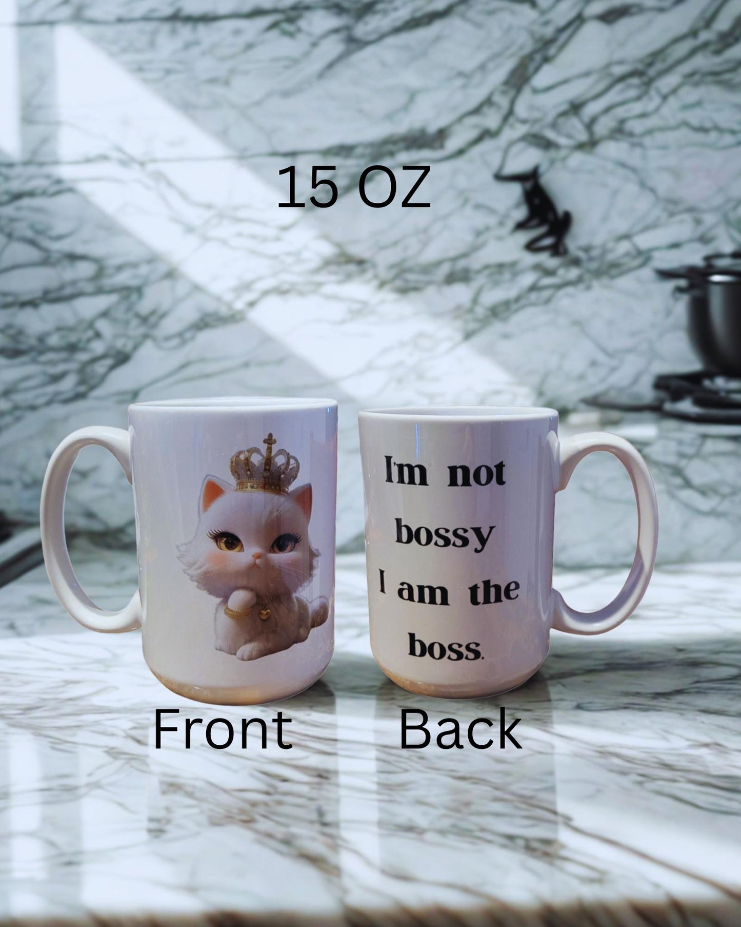 Catitude coffee Mugs: Sassy  Ceramic Cup for Cat Lovers and atitude.