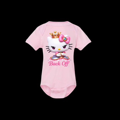 Cute Princess Basketball Kitten Baby Bodysuit