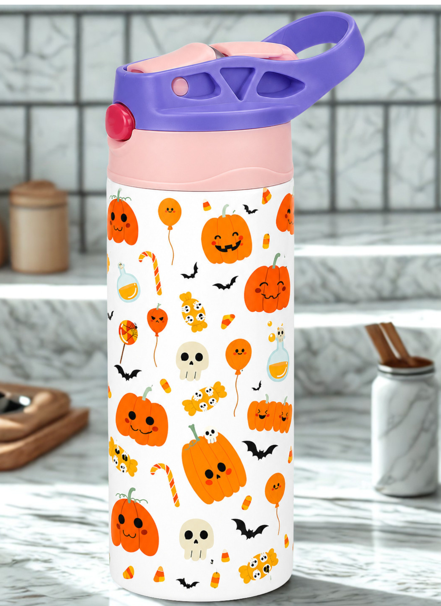 Kids Halloween Water Bottle / 12 OZ