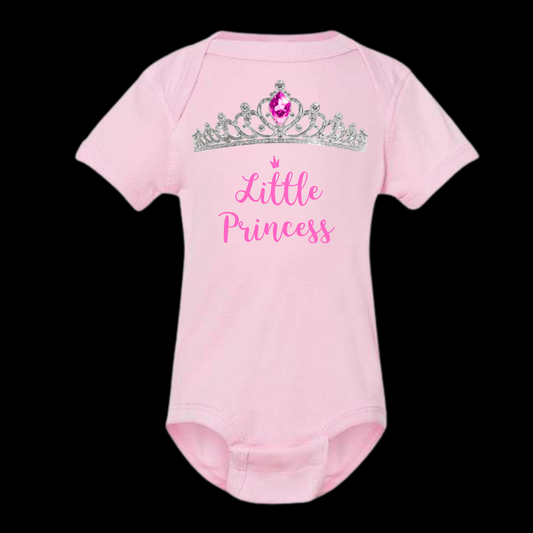 Little Princess Baby Bodysuit | Pink Infant One Piece | Baby Girl Shower Gift | Cute Princess Outfit | Newborn & Toddler Bodysuit