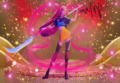 Custom Photo Night Light | Personalized Sublimation Plug-In Light with Auto On/Off Sensor | Bedroom, Kids Room, Hallway Gift Huntrix