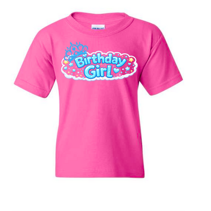 Custom Birthday Shirt for Girls – Name + Birthday Girl Design