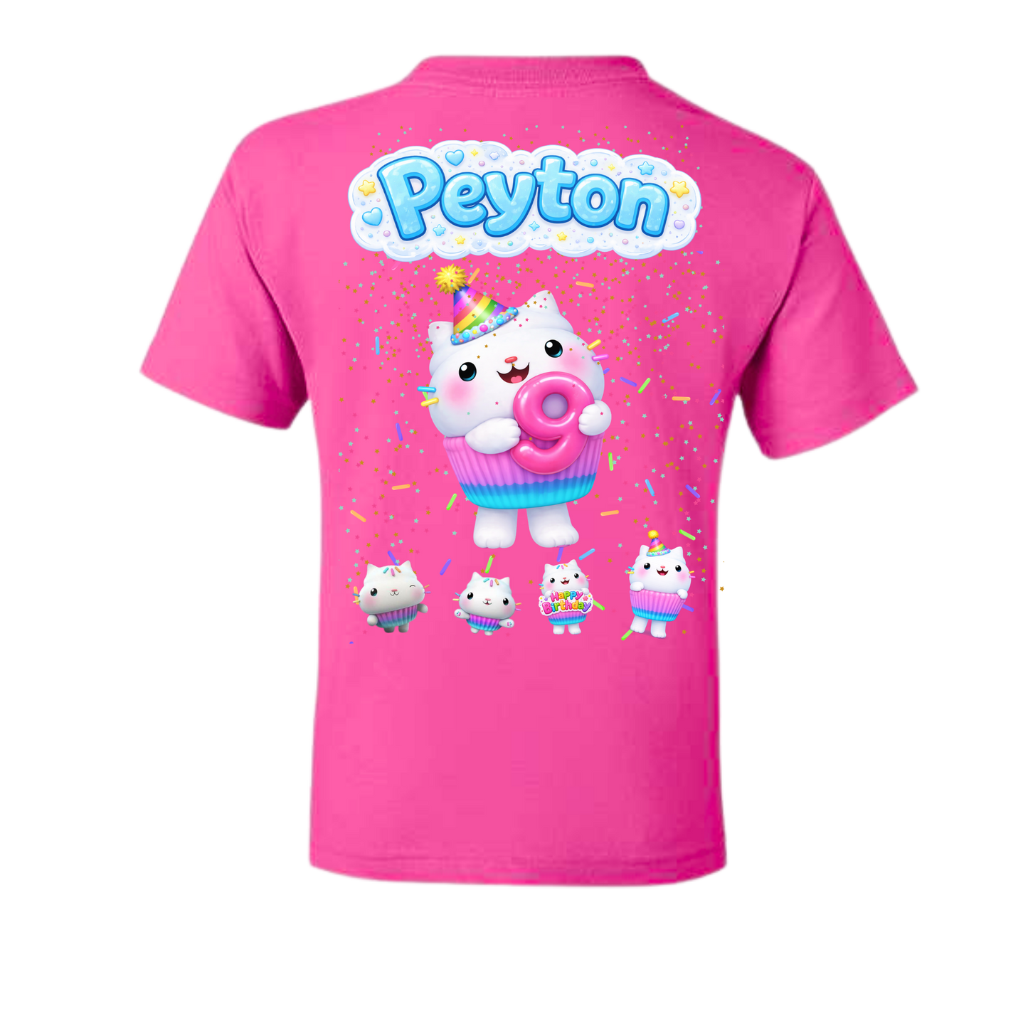Custom Birthday Shirt for Girls – Name + Birthday Girl Design