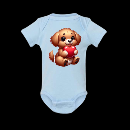 Cute Puppy Baby Bodysuit