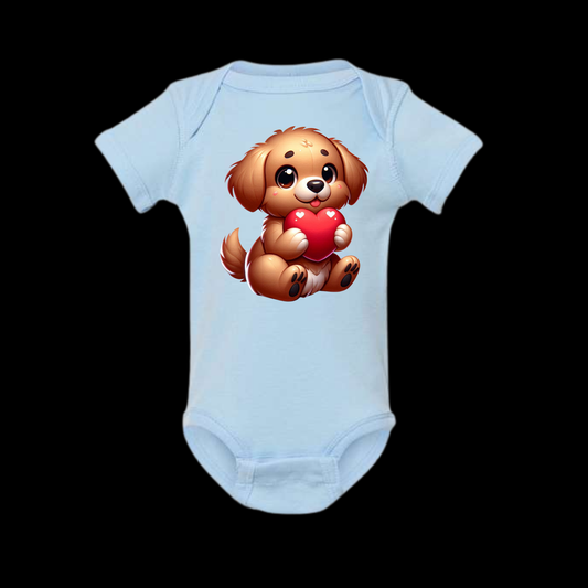 Cute Puppy Baby Bodysuit