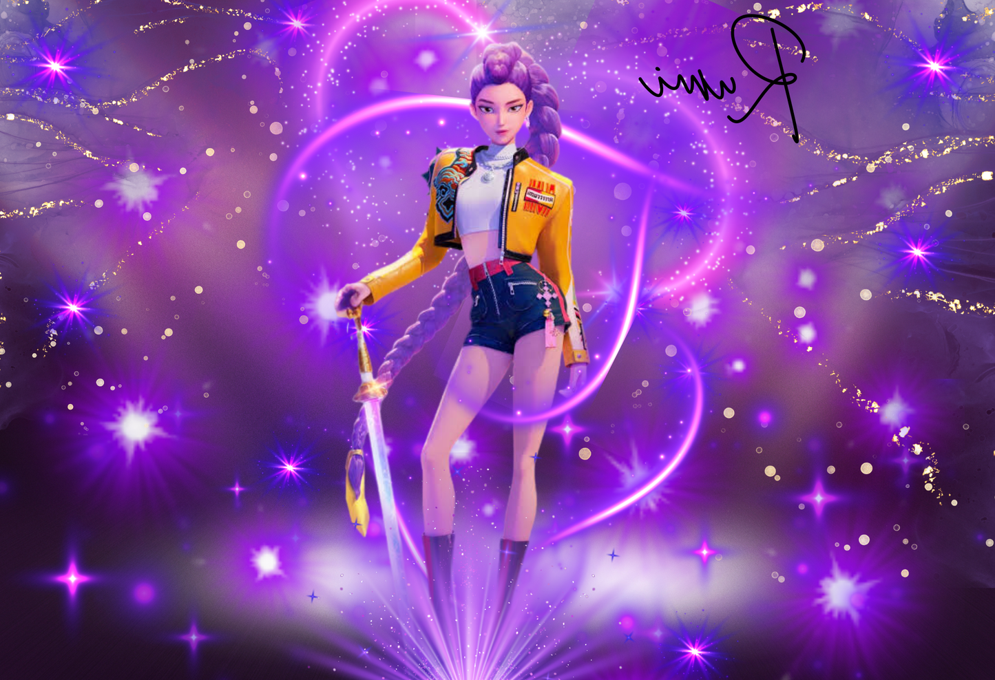 Custom Photo Night Light | Personalized Sublimation Plug-In Light with Auto On/Off Sensor | Bedroom, Kids Room, Hallway Gift Huntrix