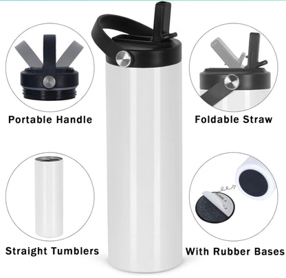 Dancing Skeleton Christmas Water Bottle – Festive Gothic Holiday Vibes