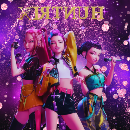 Custom Photo Night Light | Personalized Sublimation Plug-In Light with Auto On/Off Sensor | Bedroom, Kids Room, Hallway Gift Huntrix