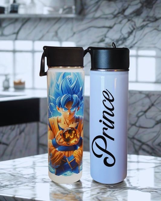 Personalized favorite Anime water Bottle! All time anime images options to click!