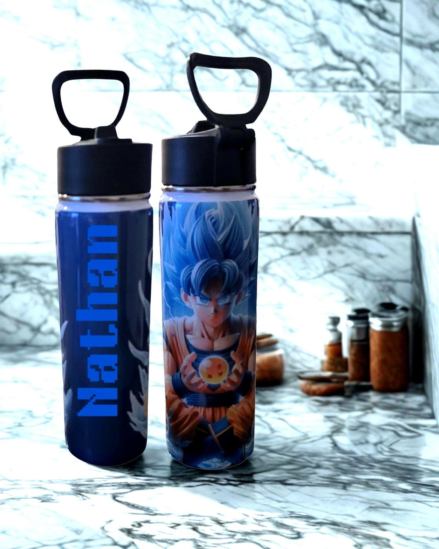 Personalized favorite Anime water Bottle! All time anime images options to click!