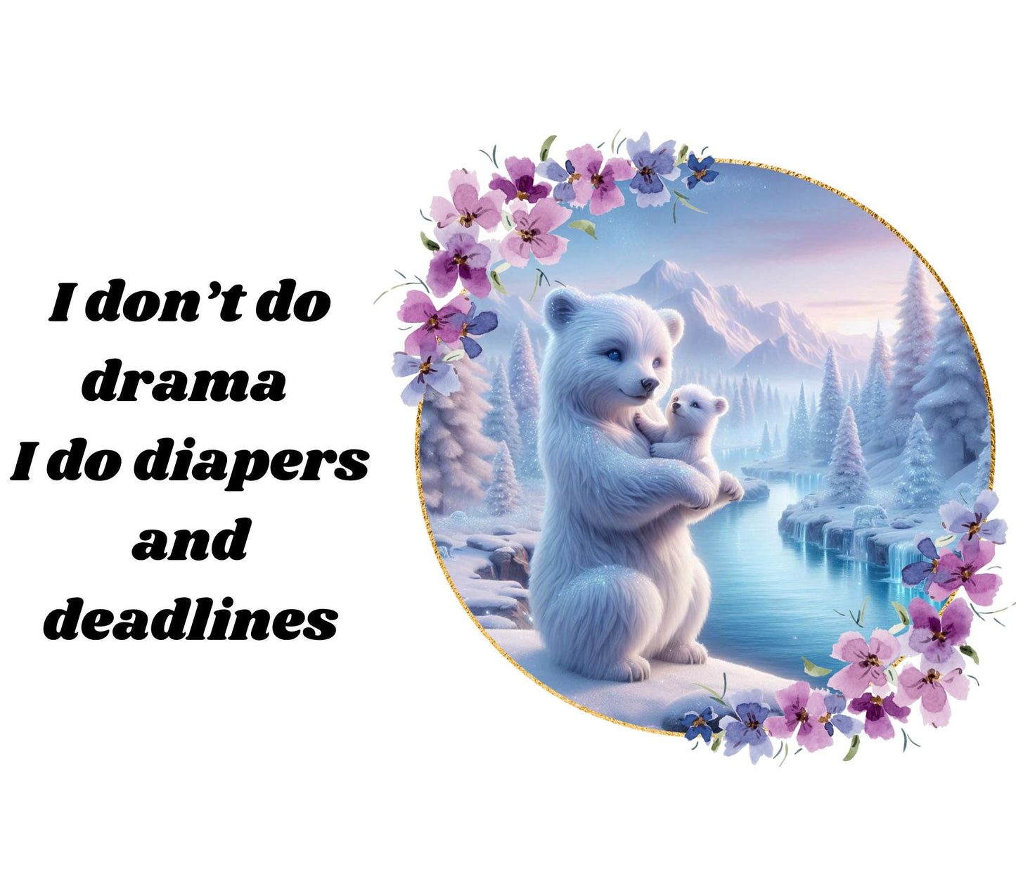 Personalized Mama Bear Coffee Mug: Funny Mom Quote, 15 oz Ceramic