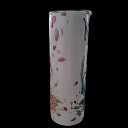Floral Stainless Steel Tumbler: Mother's Day Insulated Travel Mug