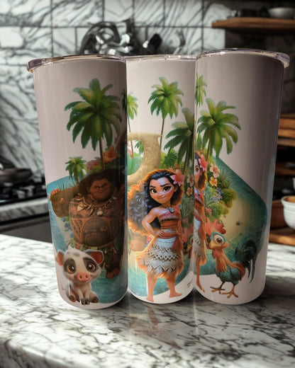 Personalized cartoon favorite character Tumbler – 20oz Stainless Steel, Vacuum Insulated