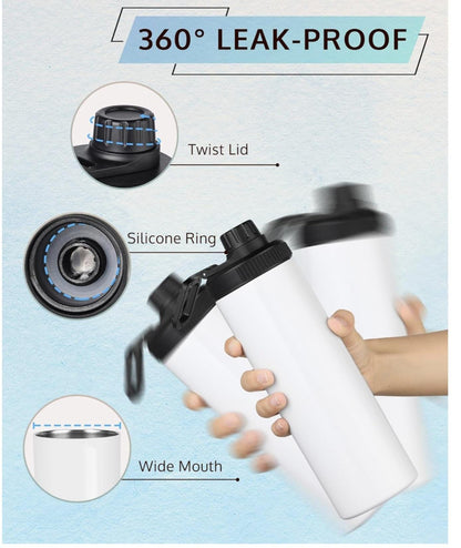 Choose your Anime inspired Water Bottle – 22oz Stainless Steel Sublimation Bottle with Lid!