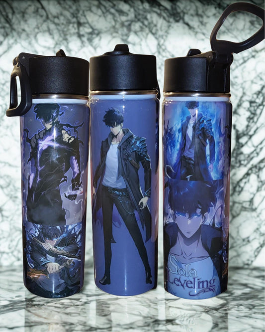 Choose your Anime inspired Water Bottle – 22oz Stainless Steel Sublimation Bottle with Lid!