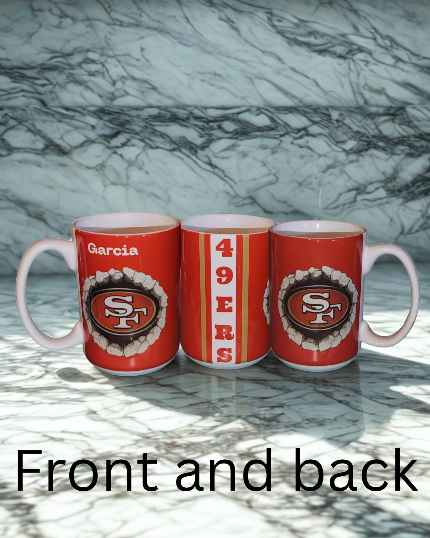 San Francisco 49ers “Forever Faithful” Coffee Mug – Gift for Fans, Moms, Dads, & More