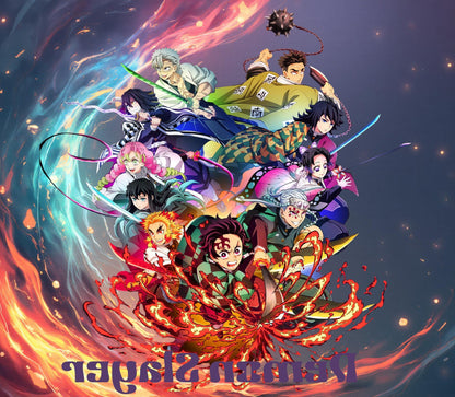 Anime-Inspired Water Bottle –20-22 oz Stainless Steel Water Bottle with Dual-Side Print