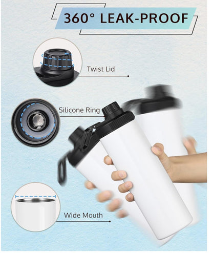 Custom Anime Water Bottle – 22 OZ Design (Front & Back)