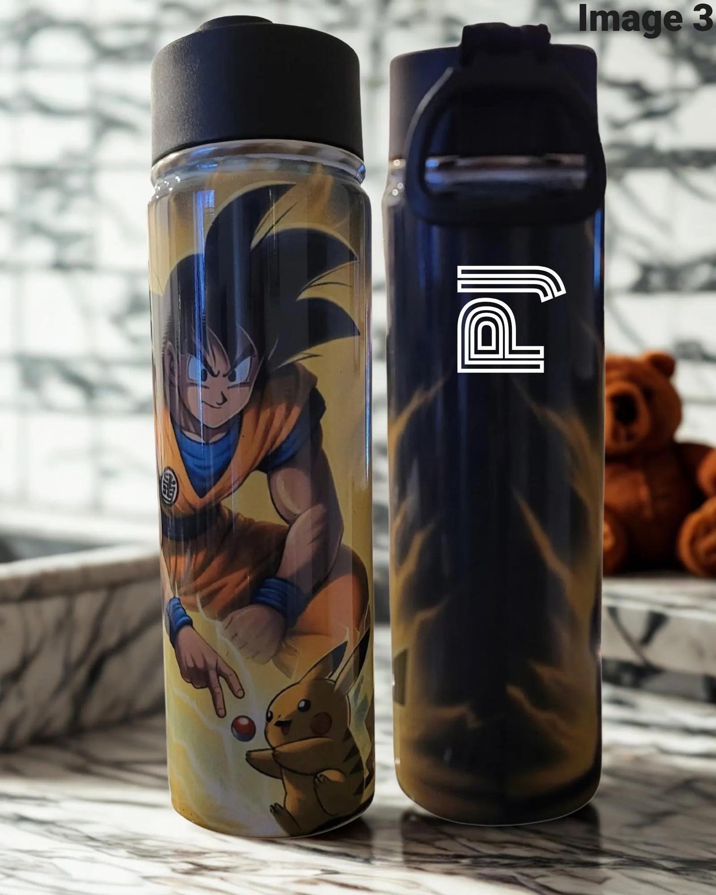 Custom Anime Water Bottle – 22 OZ Design (Front & Back)