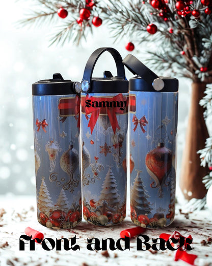 Personalized Christmas Tumbler 20-22 oz