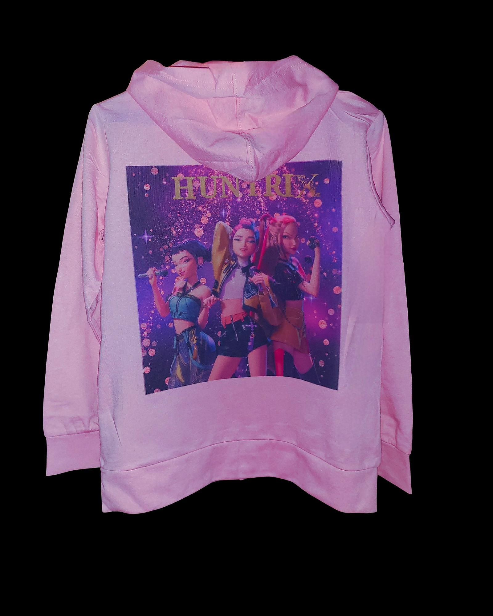 Huntrix Graphic Hoodie – Trendy Pop-Star Style zip up