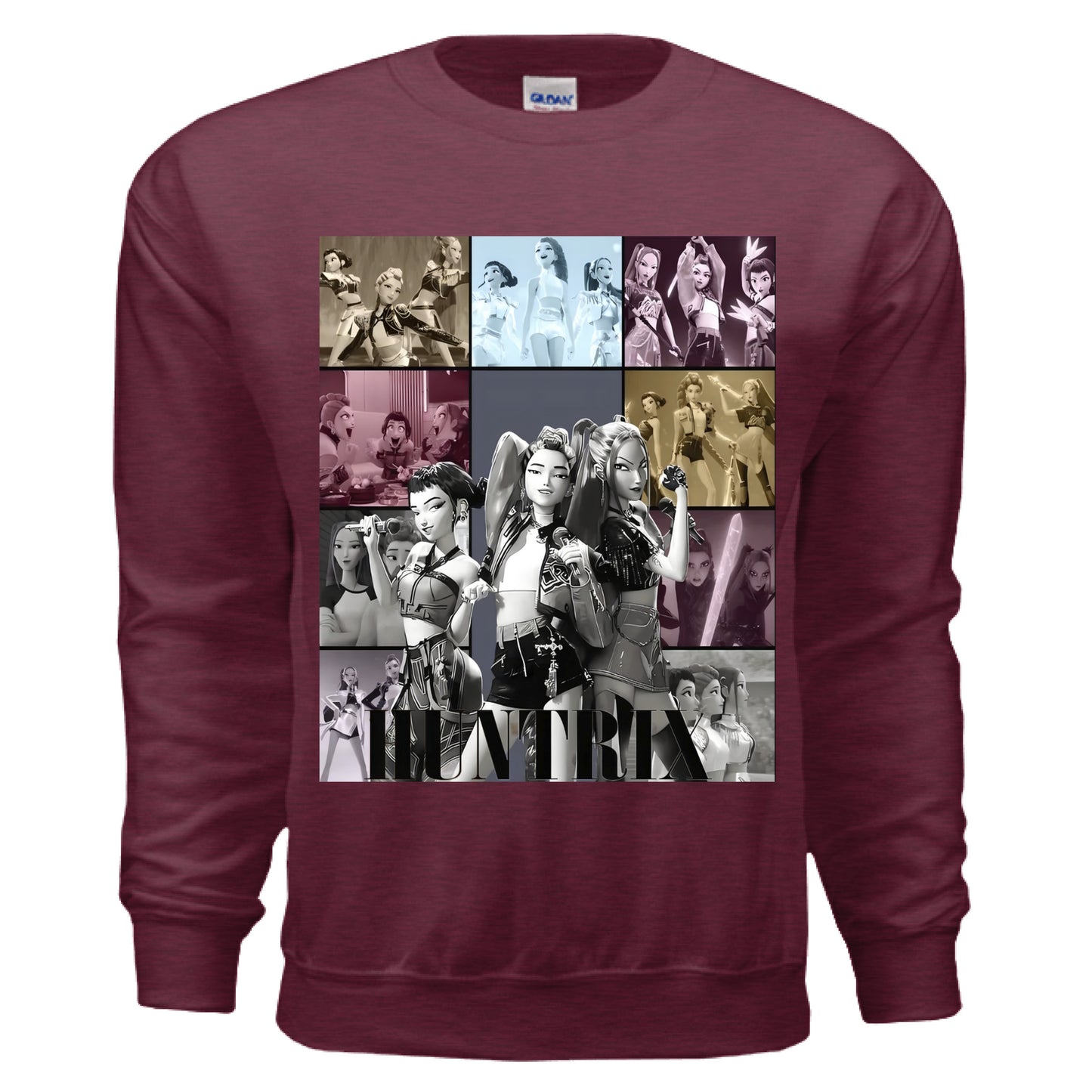 Heather Sport Dark Maroon - FRONT