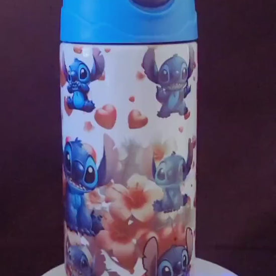 Personalized Sippy Cup: Stainless Steel Kids Water Bottle