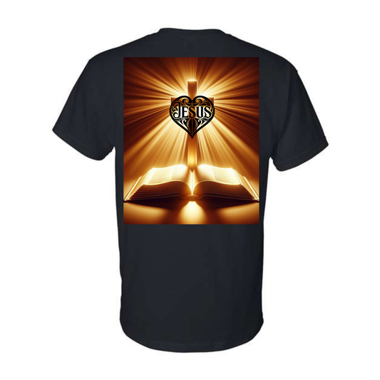 Religious Bible Glow Design | Faith Graphic Tee